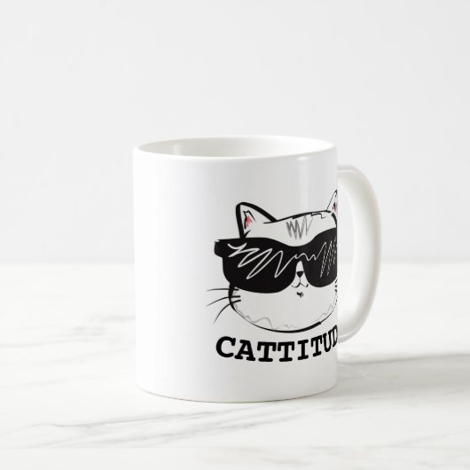 KATTITUDE KAFFEE MUGS KAFFEETASSE (VorderseiteRechts)