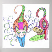 Katty Kätzchen Canvas print Poster (Vorne)