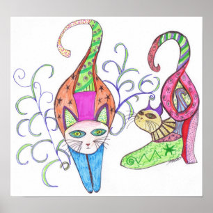 Katty Kätzchen Canvas print Poster