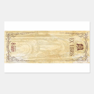 Katverse Buchzeichen Rechteckiger Aufkleber