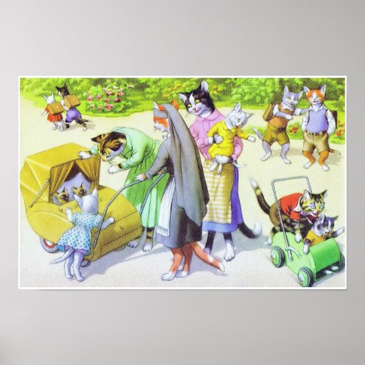 KATWALKS: Zweimal das Trouble Poster Art Semigloss (Vorne)