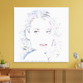 Katy Leinwanddruck (Insitu (Wohnzimmer))