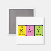 Katy Periodenmagnet Magnet (Vorderseite/Rückseite)
