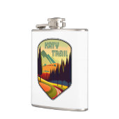 Katy Trail Missouri Colors Flachmann (Links)