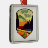 Katy Trail Missouri Colors Ornament Aus Metall (Rechts)