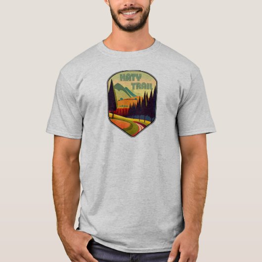 Katy Trail Missouri Colors T-Shirt (Vorderseite)