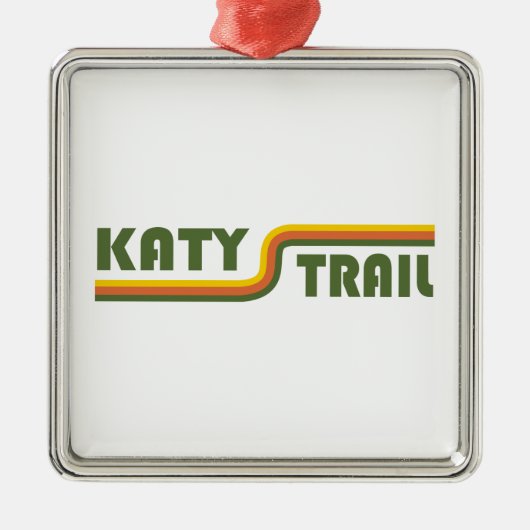 Katy Trail Missouri Ornament Aus Metall (Vorne)
