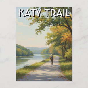 Katy Trail Missouri Reise Postkarte