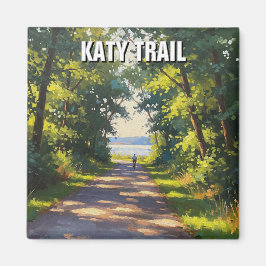 Katy Trail Missouri Travel Magnet
