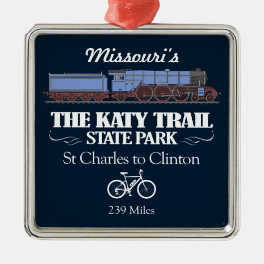 Katy Trail SP (RT2) Ornament Aus Metall (Vorne)
