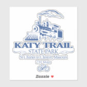 Katy Trail SP (RT) Aufkleber (Blatt)