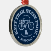 Katy Trail Staat Park (Fahrrad) Ornament Aus Metall (Rechts)