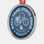 Katy Trail Staat Park (Fahrrad) Ornament Aus Metall (Links)
