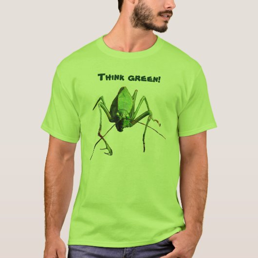 Katydid denke ökologisch T-Shirt (Vorderseite)