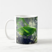 Katydid Grasshopper Personalisiert Kaffeetasse (Links)