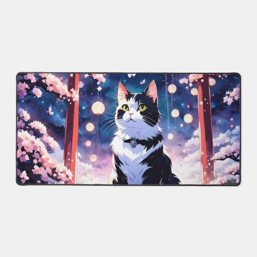 Katz & Blume ist das Schönste auf der Welt Schreibtischunterlage (Vorderseite)