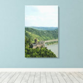 Katz Castle Leinwanddruck (Insitu (Holzboden))