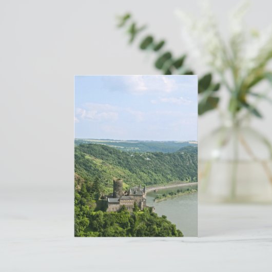 Katz Castle Postkarte (Stehend Vorderseite)