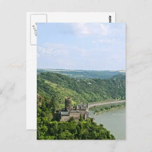 Katz Castle Postkarte (Vorne/Hinten)