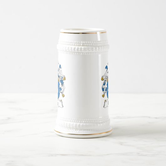 Katz Familienwappen Bierglas (Mittel)