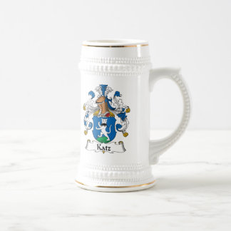 Katz Familienwappen Bierglas