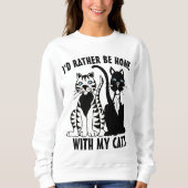 KATZ- KANN NICHT MIT MEINEN KATZEN-T - SHIRT ZUHAU (Vorderseite)