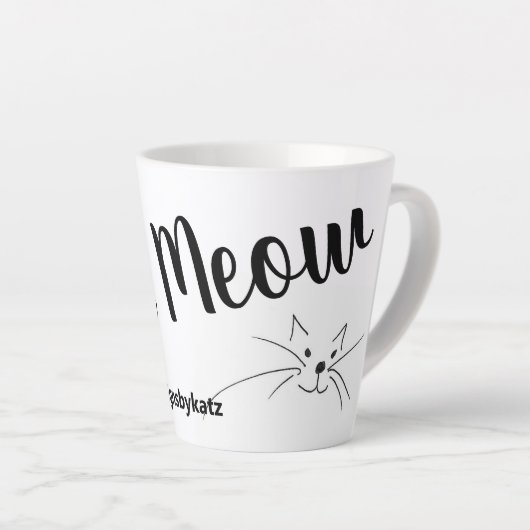 Katz Meow Milchtasse (Rechte Ecke)