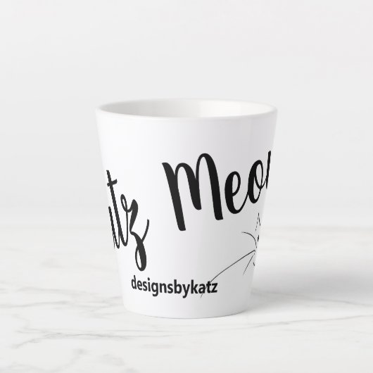 Katz Meow Milchtasse (Vorderseite)
