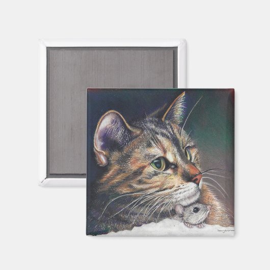 Katz- und Mausmagnet Magnet (Vorderseite/Rückseite)