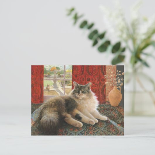 KATZBILDUNG POSTKARTE (Stehend Vorderseite)