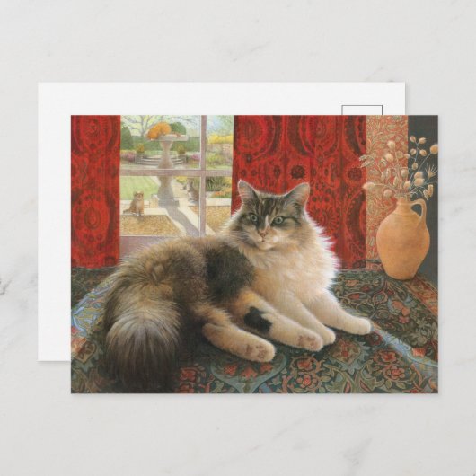 KATZBILDUNG POSTKARTE (Vorne/Hinten)