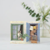 KATZBILDUNG POSTKARTE (Stehend Vorderseite)