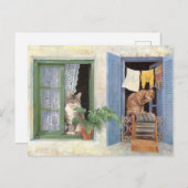 KATZBILDUNG POSTKARTE (Vorne/Hinten)