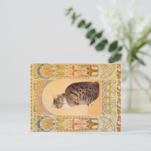 KATZBILDUNG POSTKARTE (Stehend Vorderseite)