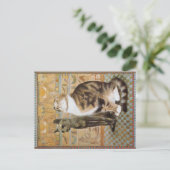 KATZBILDUNG POSTKARTE (Stehend Vorderseite)