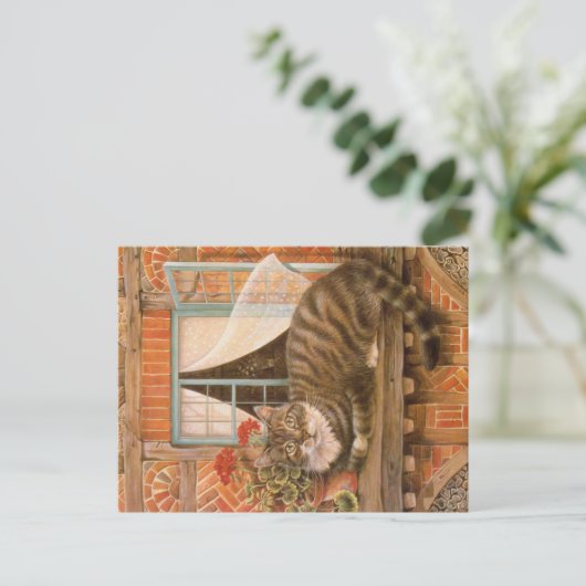 KATZBILDUNG POSTKARTE (Stehend Vorderseite)