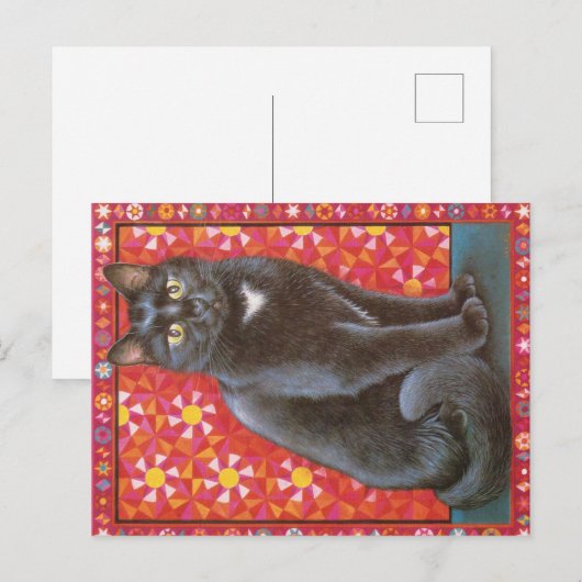 KATZBILDUNG POSTKARTE (Vorne/Hinten)