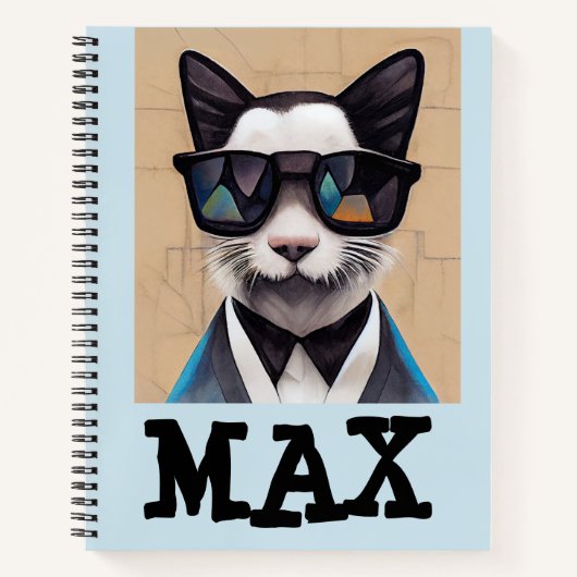 KATZBOYS PERSONALISIERTER NAME NOTEBOOK NOTIZBLOCK (Vorderseite)