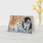 Kätzchen, 1893 karte (Gelbe Blume)