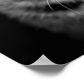 Kätzchen-405331 SCHWARZ-WEISSE Schwarz-weiße Katze Poster (Ecke)