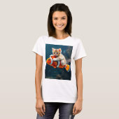 Kätzchen auf Clownfisch T-Shirt (Vorne ganz)