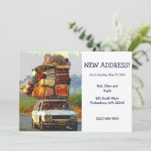 Kätzchen auf der Vorlage "Adressänderungskarte ver (Stehend Vorderseite)