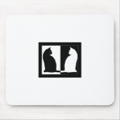 Kätzchen auf einer Mausunterlage Mousepad (Vorne)