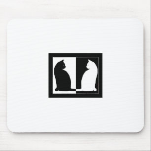 Kätzchen auf einer Mausunterlage Mousepad