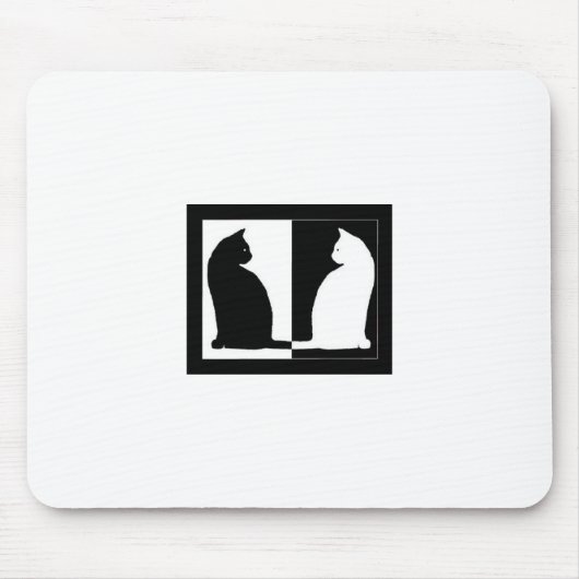Kätzchen auf einer Mausunterlage Mousepad (Vorne)