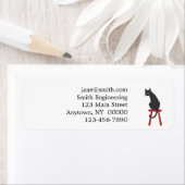 Kätzchen auf Holzhocker - Farbe wählen (Insitu)