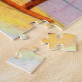 Kätzchen aus den 30er Jahren, die auf einem Porch- Puzzle (Seite)