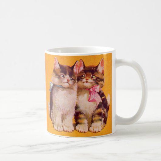 Kätzchen aus den 30er Jahren Kaffeetasse (Rechts)