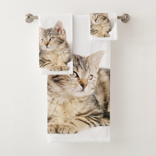 Kätzchen-Badezimmer-Tuch-Set Badhandtuch Set (Insitu)
