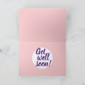 Kätzchen, bald gut ausgehen dankeskarte (Innenseite)